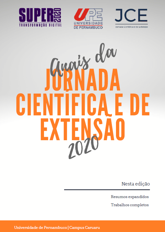 					Visualizar v. 5 n. 1 (2020): Anais da Jornada Científica e de Extensão 2020
				